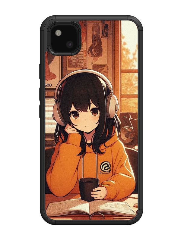 Google Pixel 4 xl Cute Girl listening Music