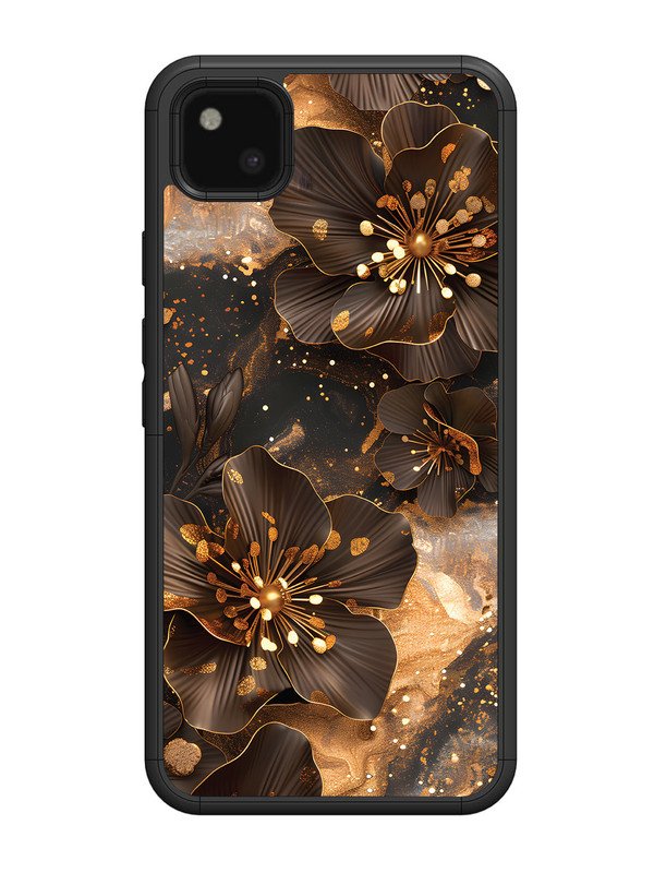 Google Pixel 4 xl Golden Flowars