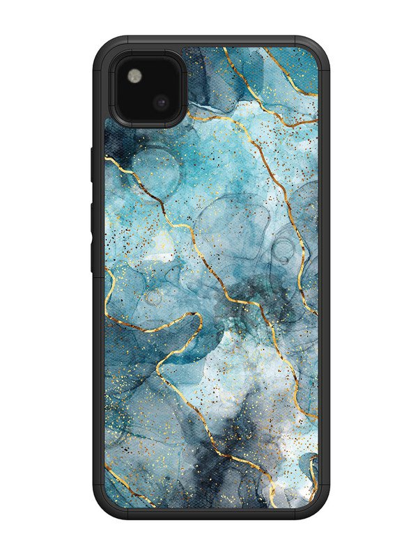 Google Pixel 4 xl Oceanic Golden Strip Marble