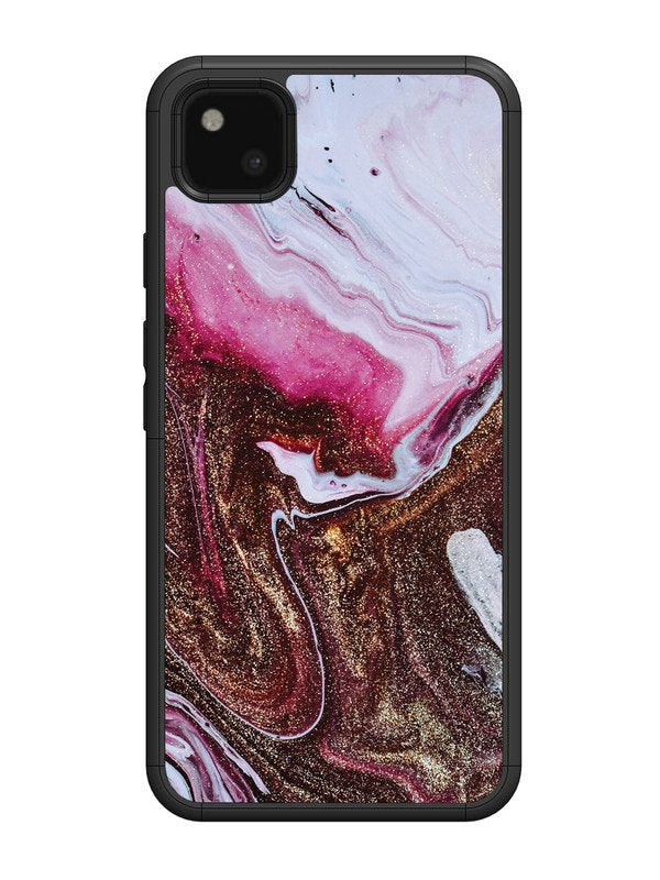 Google Pixel 4 xl Elegant Rose & Gold Marble