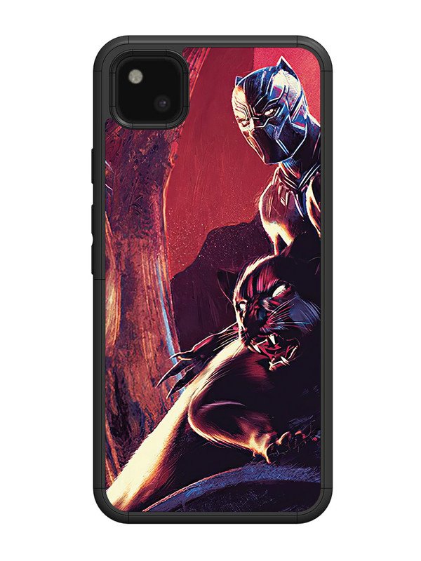 Google Pixel 4 xl black-panther-marvel-comics