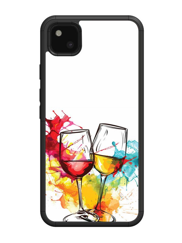 Google Pixel 4 xl Colorful wine glasses