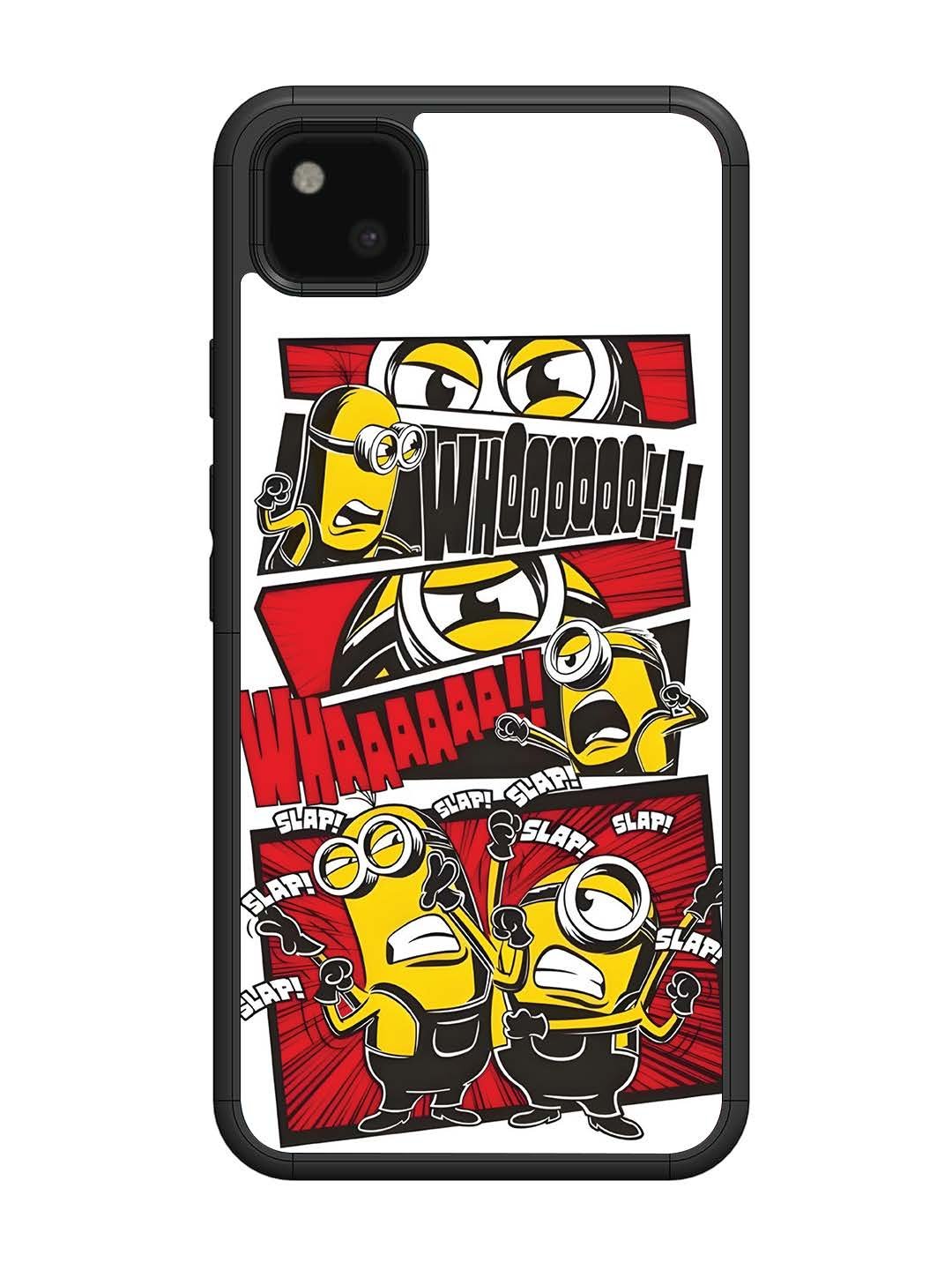 Google Pixel 4 xl Minions Comic Panel Action