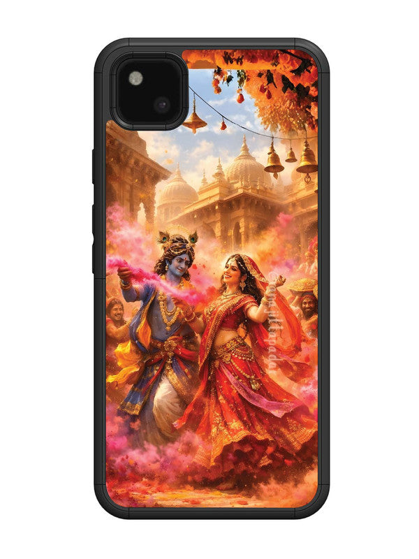 Google Pixel 4 xl Radha Krishna Playing Holi