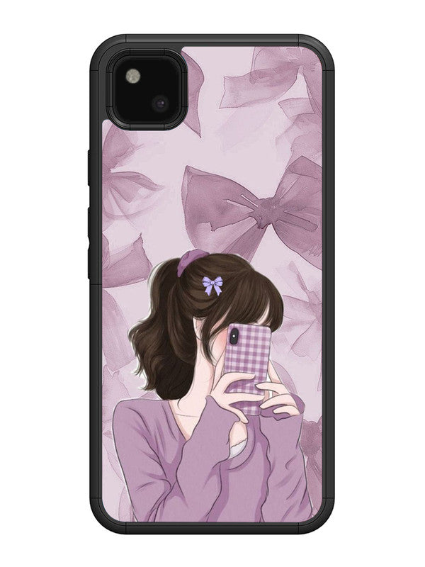 Google Pixel 4 xl Pinky Girl taking selfie