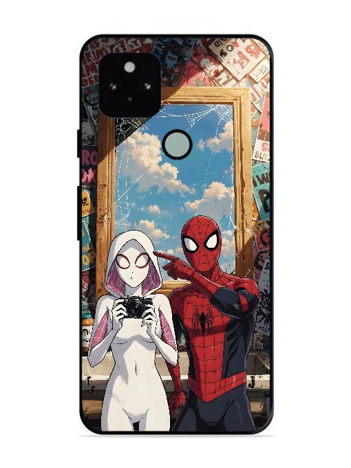 Google Pixel 5 Spiderman and Spiderwoman