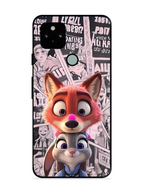 Google Pixel 5 Cute Nick wilde and judy hopps 2