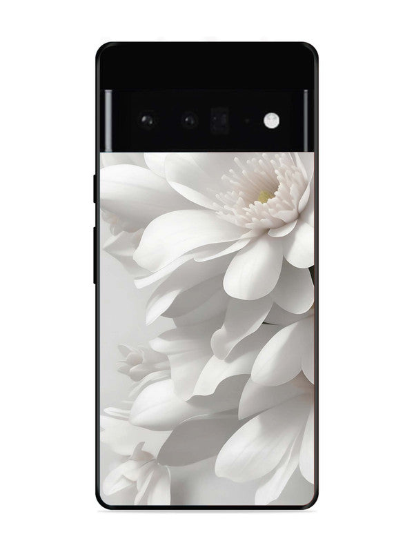 Google Pixel 6 Pro Soft Focus Purity white Flower