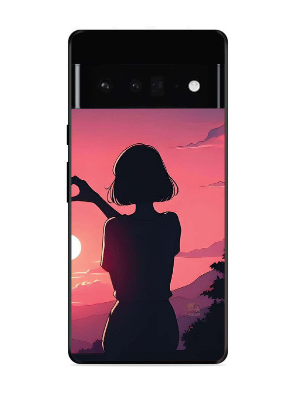 Google Pixel 6 Pro Love Heart with Hand Girl
