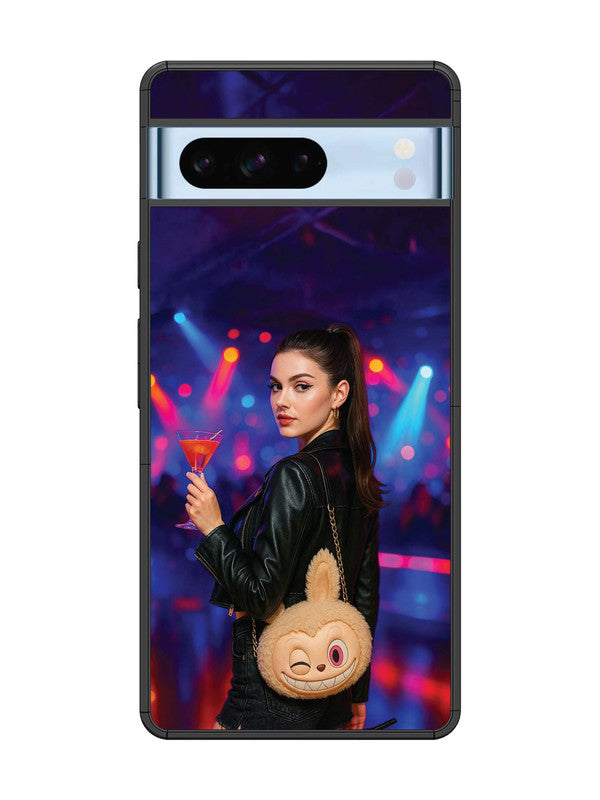 Google Pixel 8 Pro Girl with Labubu Purs