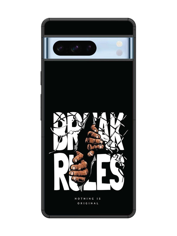 Google Pixel 8 Pro Break Rules Gritty Typography Art