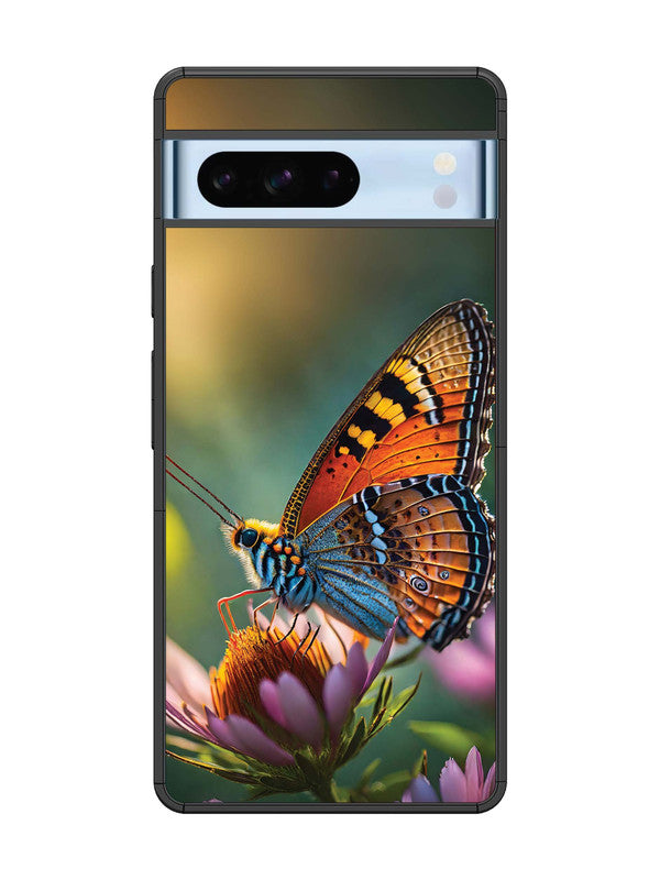 Google Pixel 8 Pro Golden Hour Monarch Butterfly