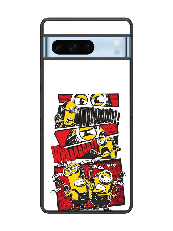 Google Pixel 8 Pro Minions Comic Panel Action