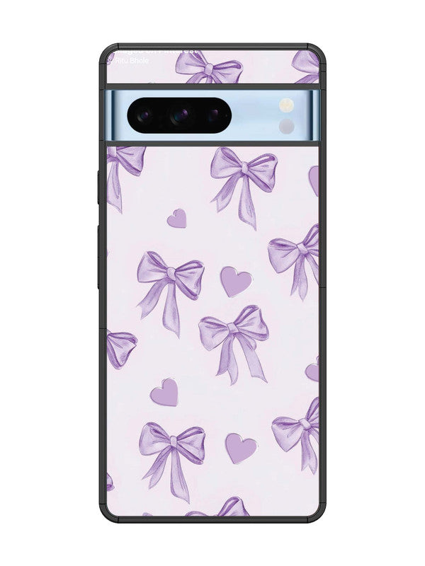 Google Pixel 8 Pro Bow Tie, Purple Hair Band