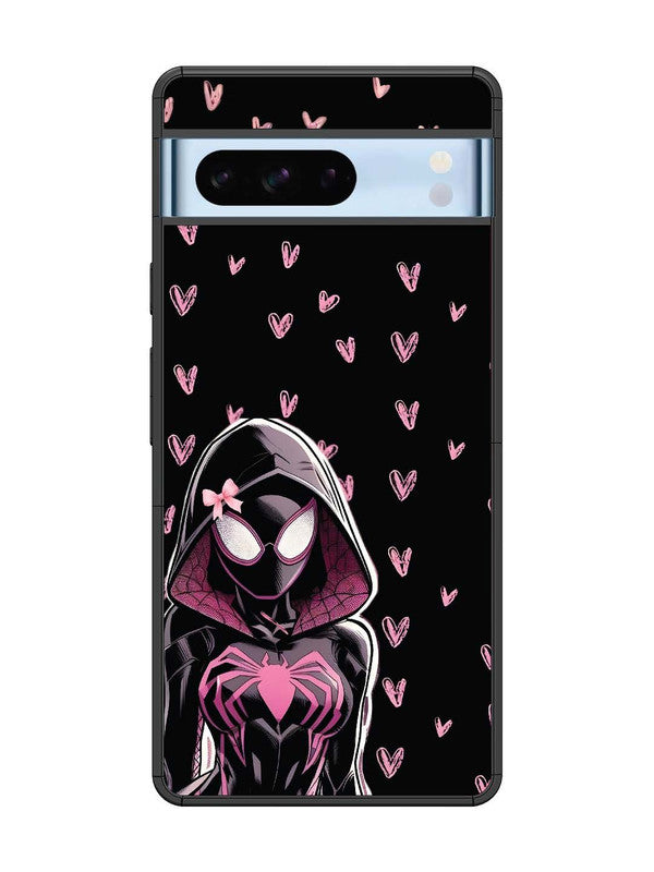 Google Pixel 8 Pro Spidergirl with hearts