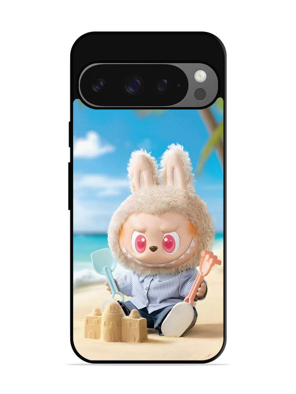 Google Pixel 9 Labubu at the Beach