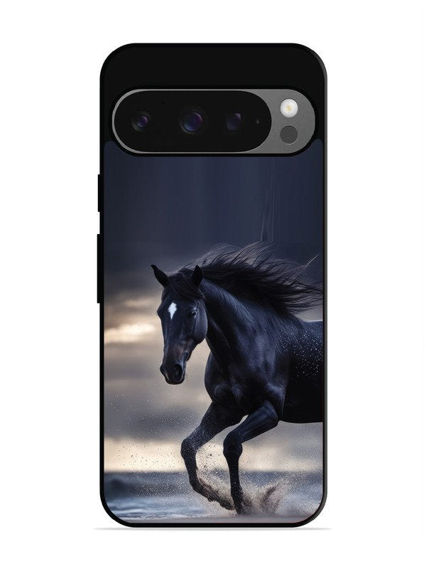 Google Pixel 9 black-horse-animal