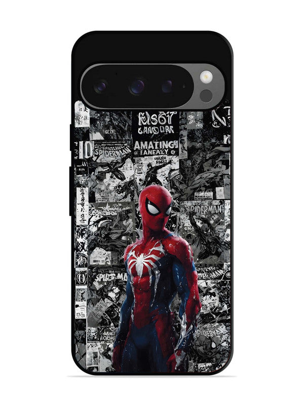 Google Pixel 9 Pro Spiderman Highlighted on News Paper