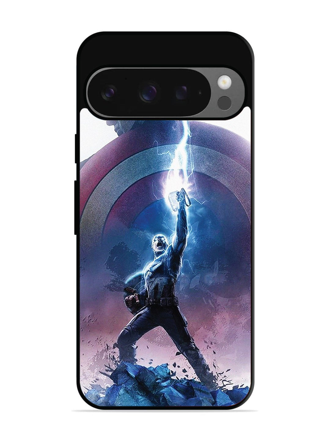 Google Pixel 9 Pro captain-america-thor-hammer-lightning