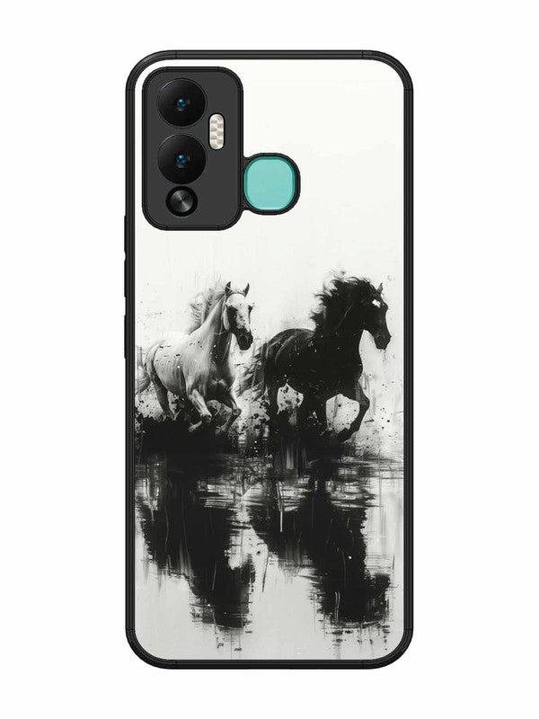 Infinix Hot 12 Play Black & White Horse