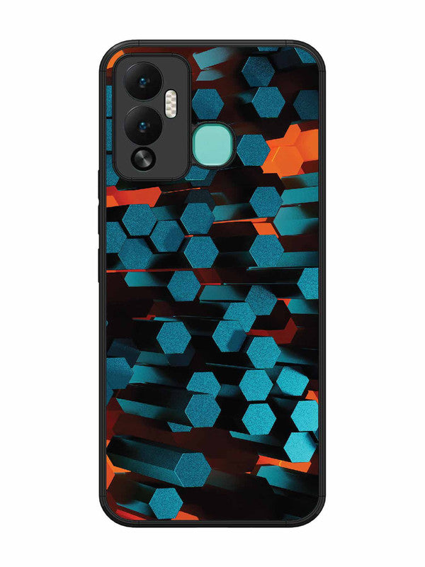 Infinix Hot 12 Play Hexagon 3D Abstract