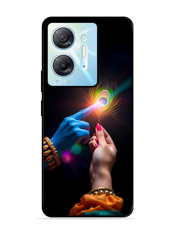 Infinix Hot 30 4G | 2D Metal | Radha Krishna touching feather | IN-H30-454