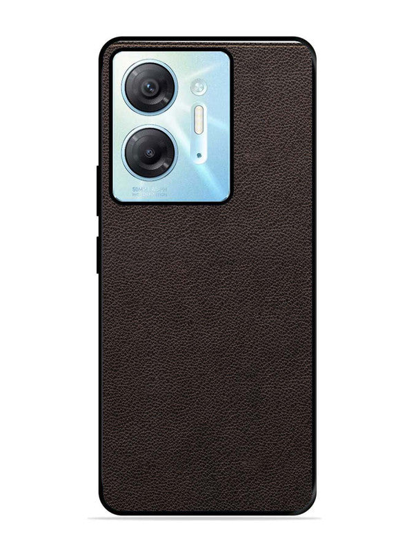 Infinix Hot 30 5G Print of Brown Leather Pattern