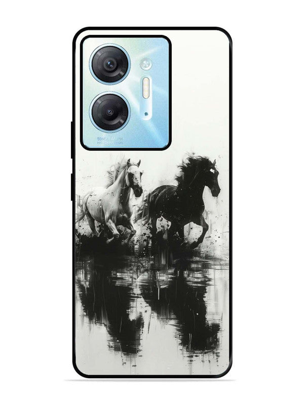 Infinix Hot 30 5G Black & White Horse