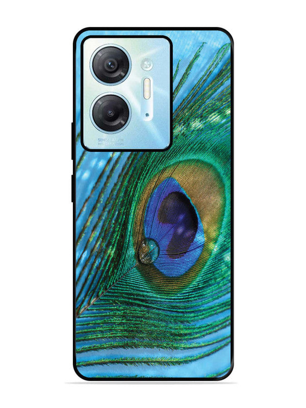 Infinix Hot 30 5G A drop on Peacock Feather