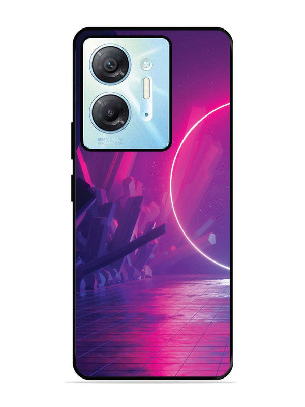 Infinix Hot 30 5G abstract with Neon Light