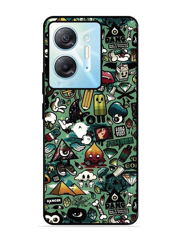 Infinix Hot 30 5G Pop Art Doodle Graffiti Collage