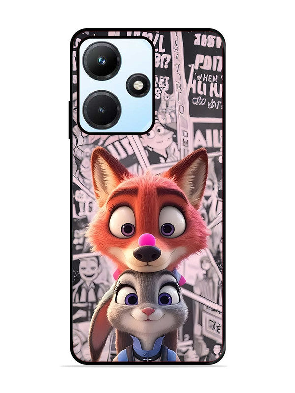 Infinix Hot 30I Cute Nick wilde and judy hopps 2
