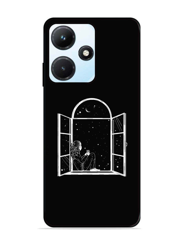 Infinix Hot 30i Little Girl on Window