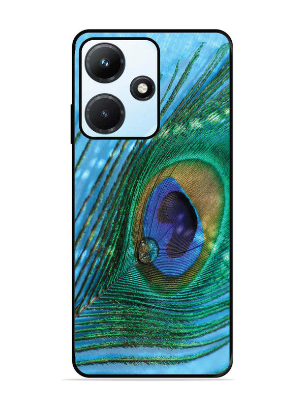 Infinix Hot 30i A drop on Peacock Feather
