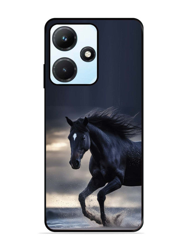 Infinix Hot 30i black-horse-animal