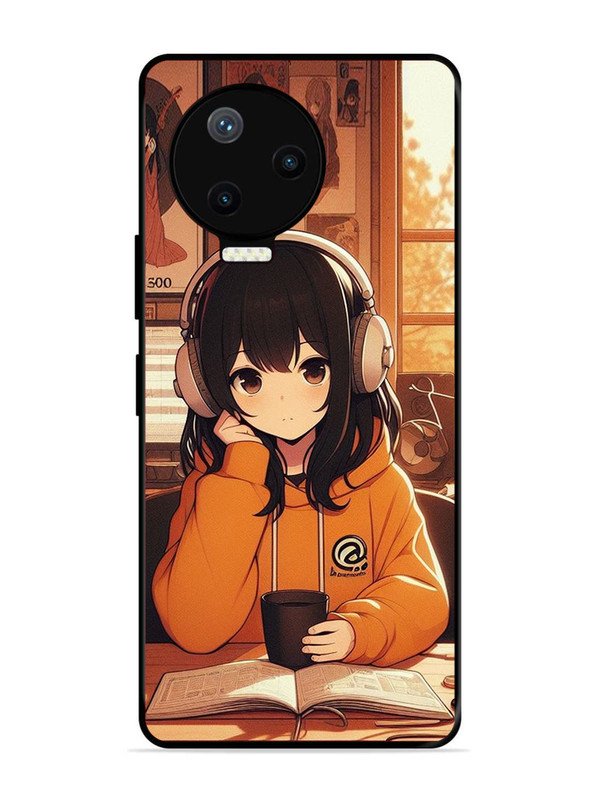 Infinix Note 12 Pro 4G Cute Girl listening Music