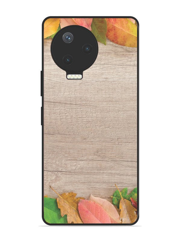 Infinix Note 12 Pro 4G Autumn Leafs On Wooden Table