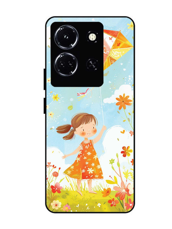 infinix note 30 5g Little Girl Kite Flying
