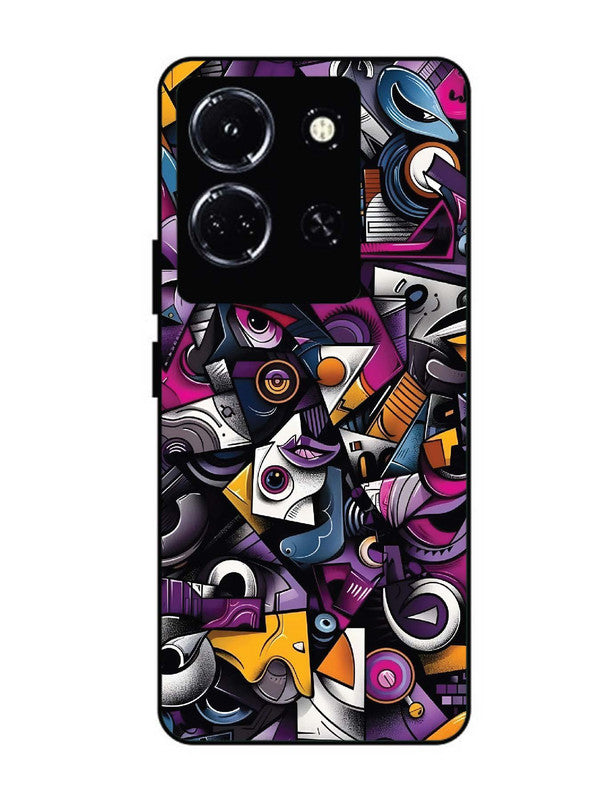 infinix note 30 5g Abstract Geometric Graffiti Chaos