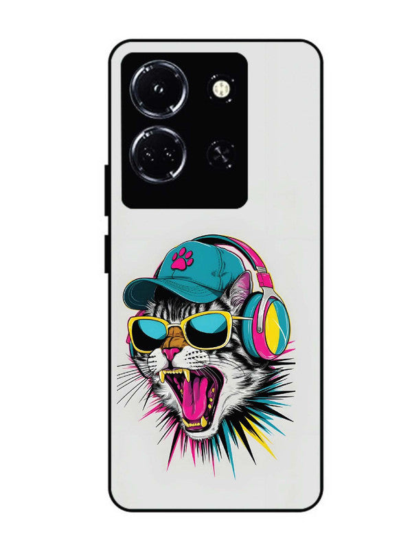 infinix note 30 5g Neon Pop Art DJ Cat Vibe