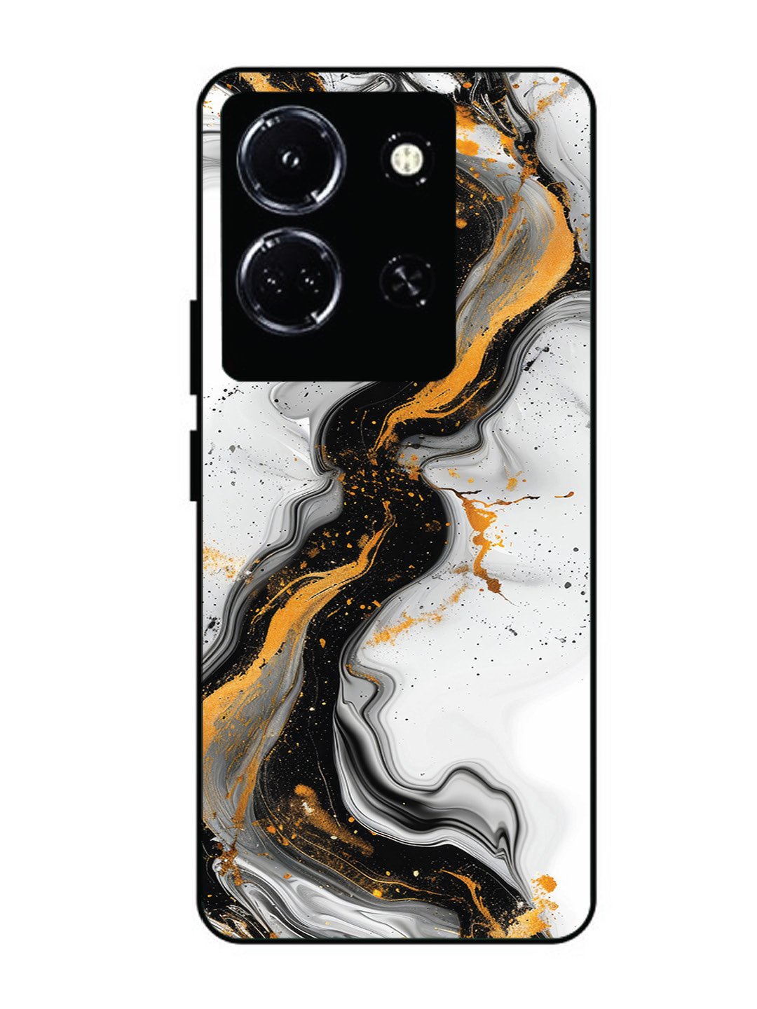 infinix note 30 5g Black And Golden Marble Essence