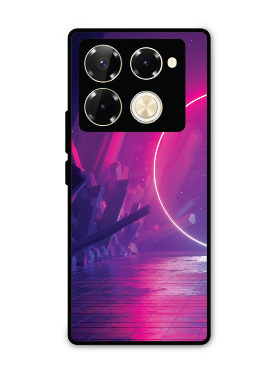Infinix Note 40 Pro 5G abstract with Neon Light