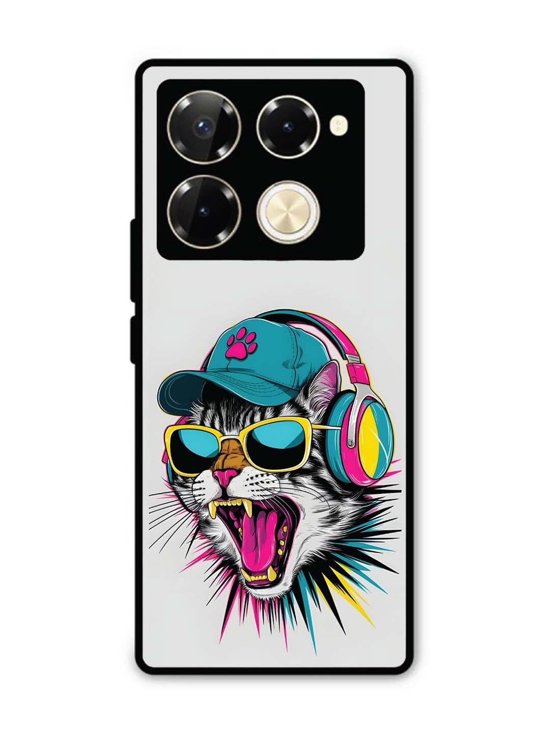 Infinix Note 40 Pro 5G Neon Pop Art DJ Cat Vibe