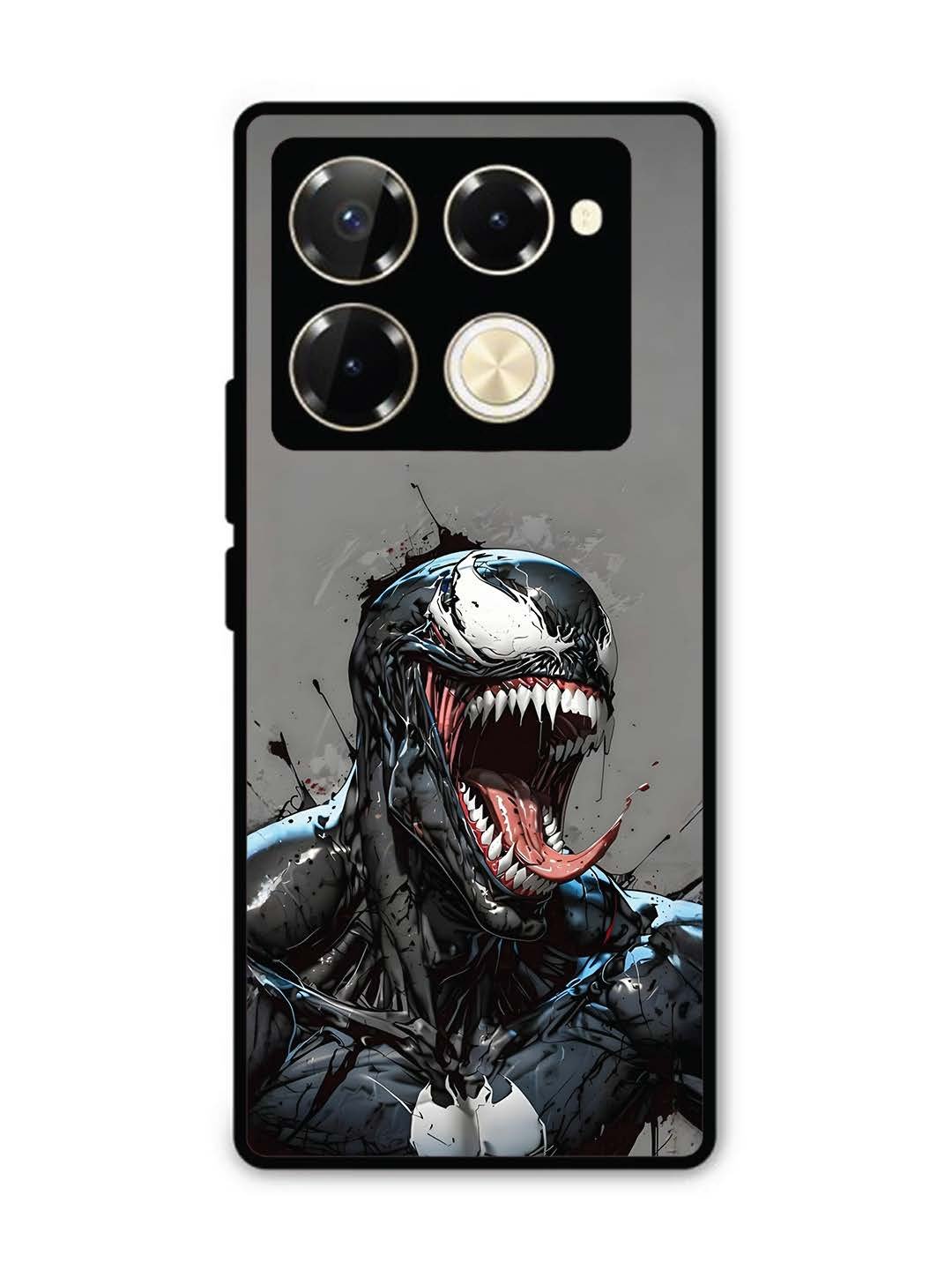Infinix Note 40 Pro 5G Venom Symbiote Grin Art