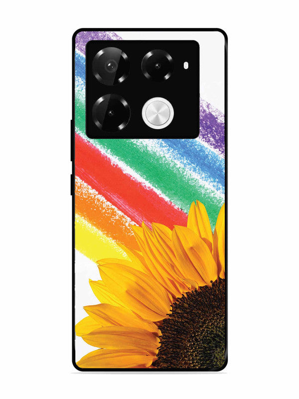 Infinix Note 40 Pro Plus 5G Sunflower on Colourful Lines