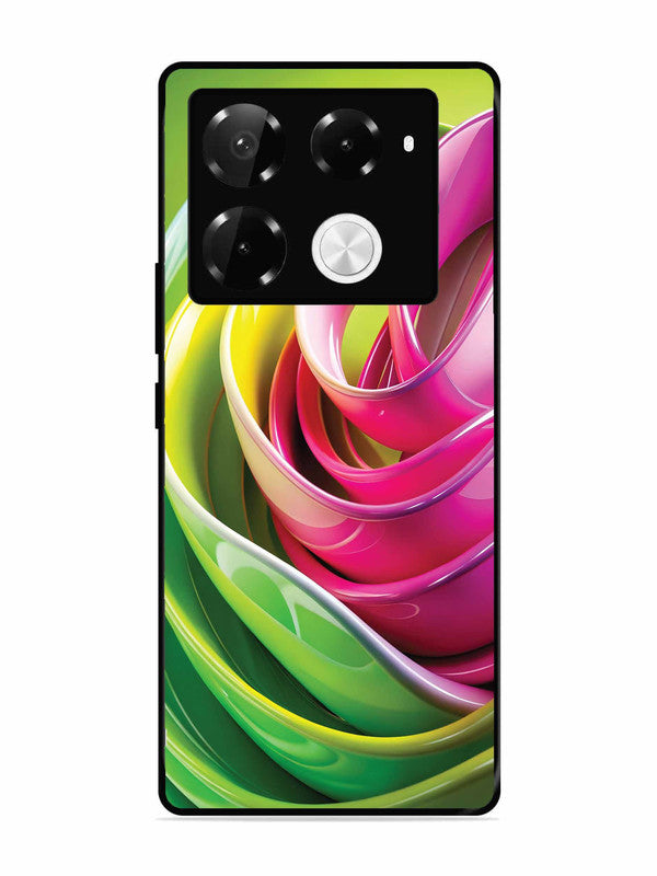 Infinix Note 40 Pro Plus 5G Vibrant Swirl Glossy Ribbon Art