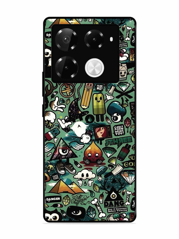 Infinix Note 40 Pro Plus 5G Pop Art Doodle Graffiti Collage