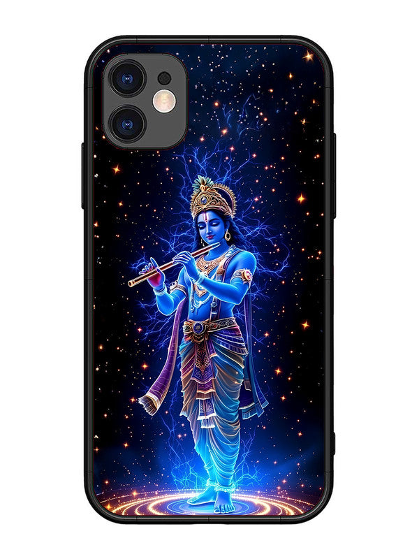 iPhone 11 | 2D Metal | Krishna with Flute | IP-11-455