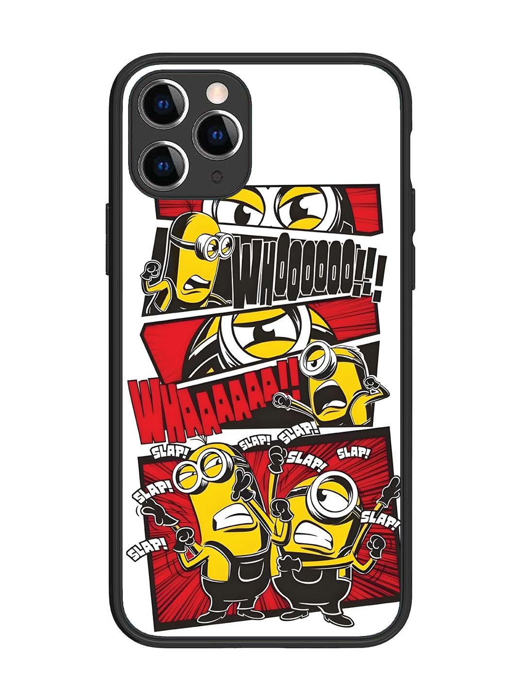 iPhone 11 Pro Minions Comic Panel Action
