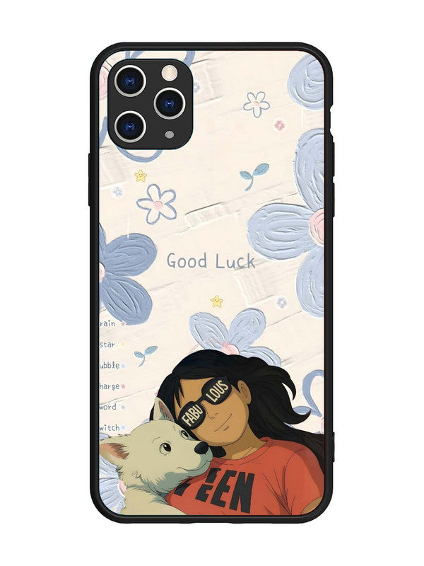 iPhone 11 Pro Max | 2D Metal | Fabulous and Good Luck | IP-11PM-424